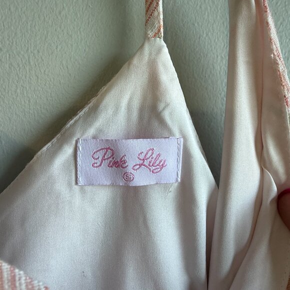 Striped Babydoll Mini Dress - Picture 3 of 6